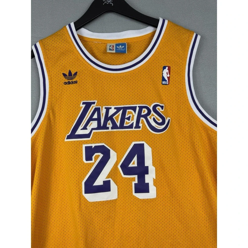 Adidas Hardwood Classics Kobe Bryant 24 Lakers Jersey Mens XL Retro +2 Length